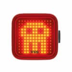 Luz knog blinder skull trasera rear roja