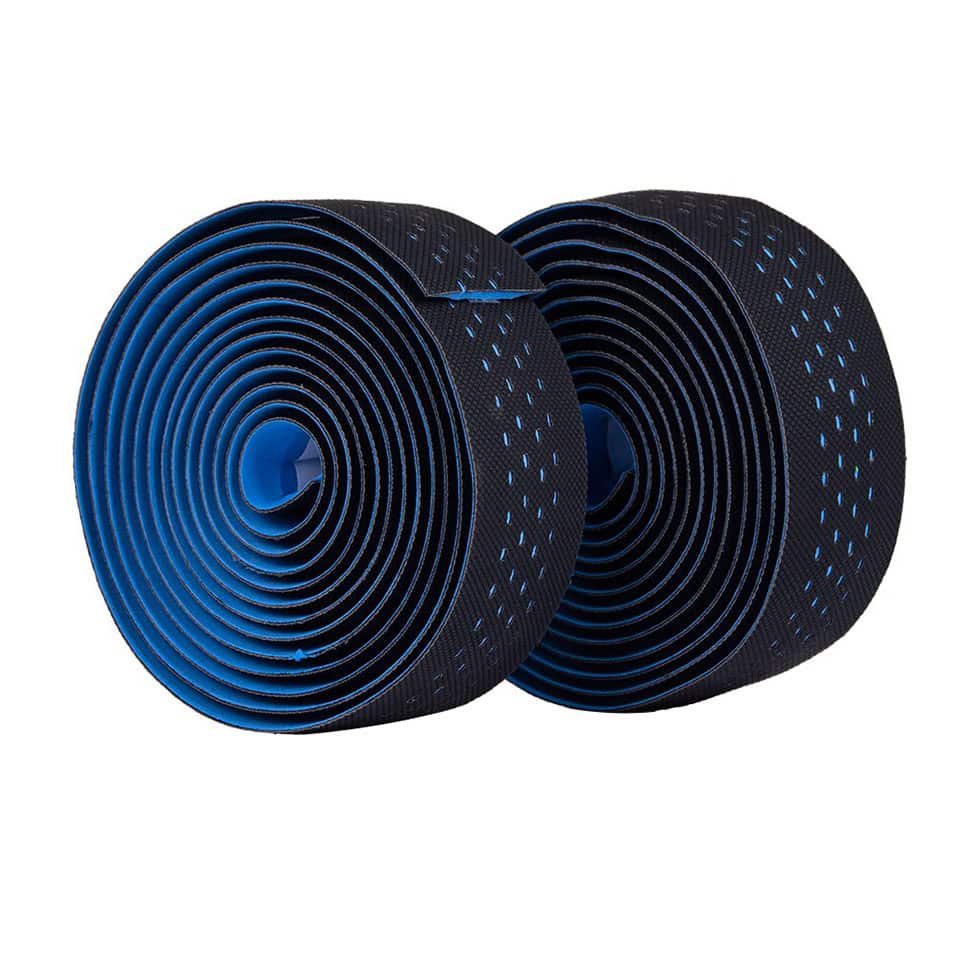 Cinta de Manillar Negro con Puntos Azules Rockbros