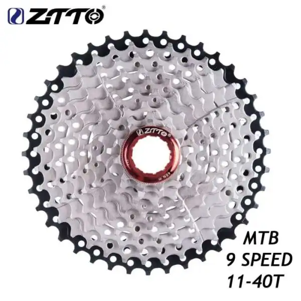 Cassette para Casette Marca Zitto 9v 11-40T para Nucleo Hg Compatible con Shimano