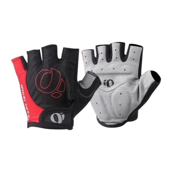 Guantes Dedo Corto Pearl Izumi Negro Rojo